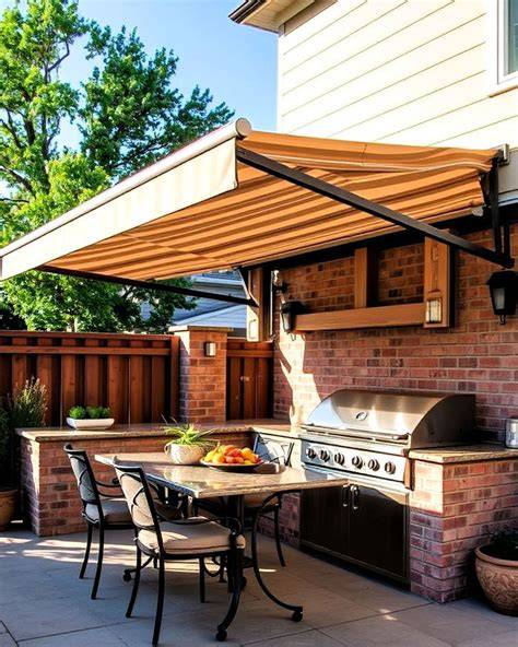 outdoor kitchen awning