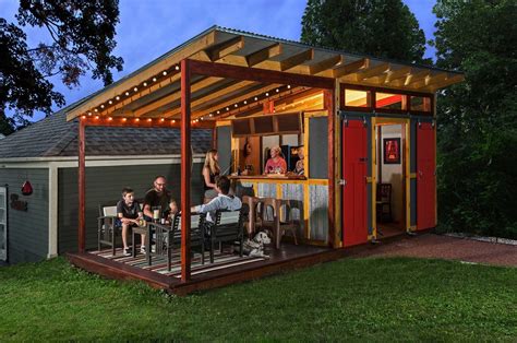 Outdoor Kitchen Shed Roof