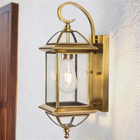 Outdoor Lights Brass