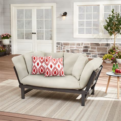 outdoor loveseat and couch