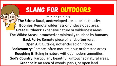 outdoor meaning slang