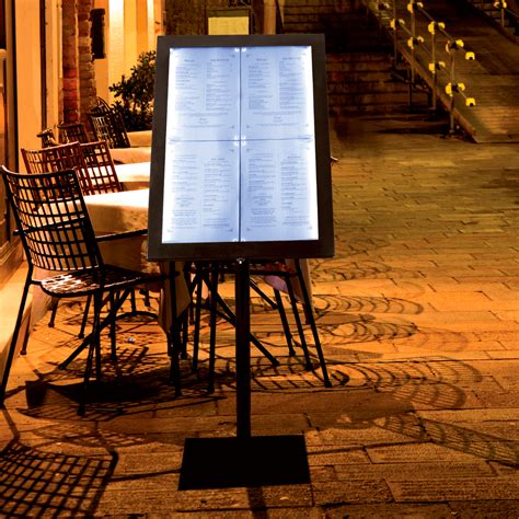 Outdoor Menu Display