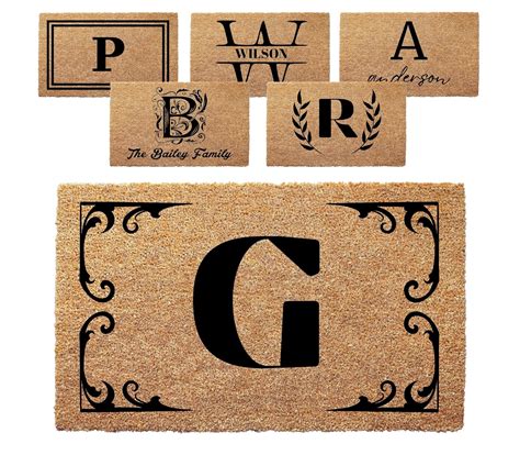 Outdoor Monogram Doormats