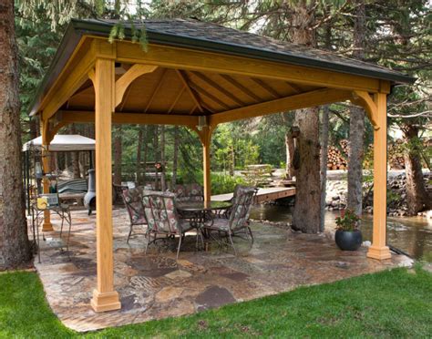 outdoor open gazebo