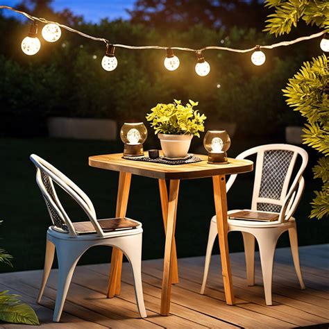 Outdoor Patio Table Top Decor