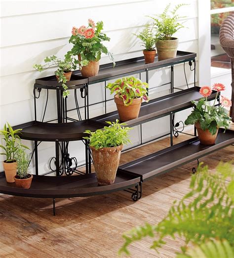 Outdoor Plant Stand Corner