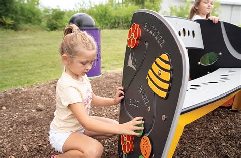 Outdoor Playground Bench