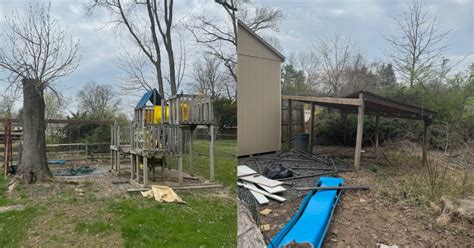 Outdoor Playset Removal
