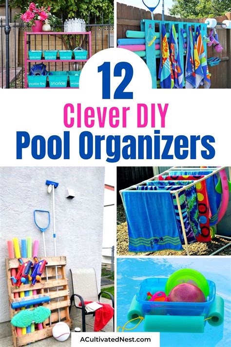 Outdoor Pool Organization Ideas