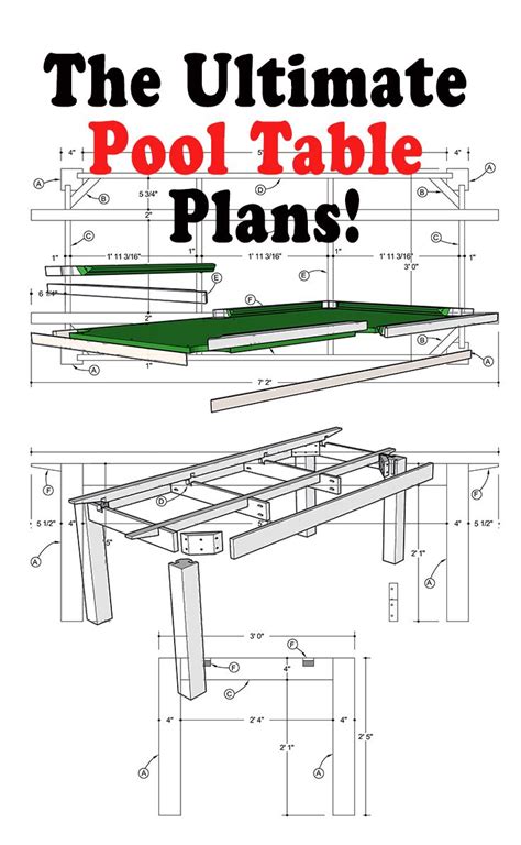 Outdoor Pool Table Plans