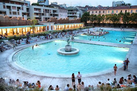 outdoor pools in milan