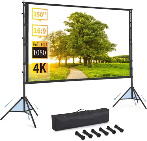 Outdoor Portable Projector Screen With Stand