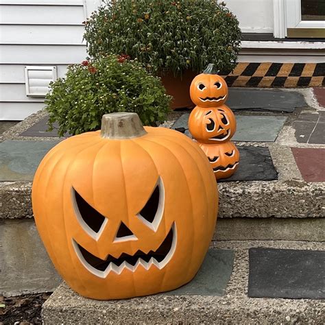 Outdoor Pre Lit Jack O Lantern