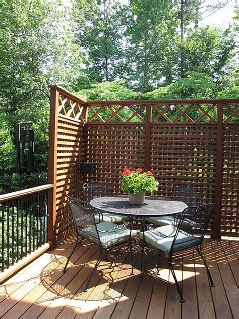 Outdoor Privacy Screen For Deck
