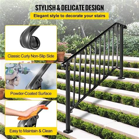 Outdoor Railings For Steps Installation