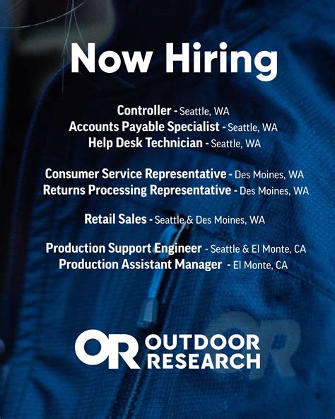 Awasome Outdoor Research Careers 2023