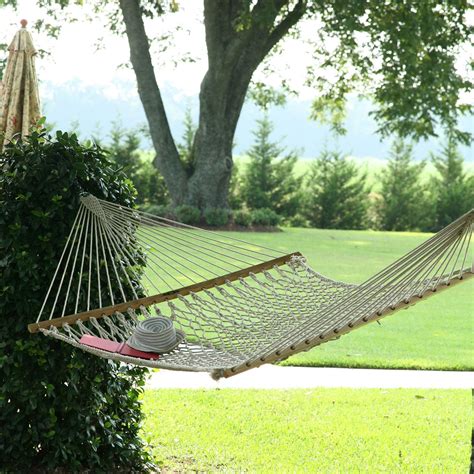 outdoor rope hammock
