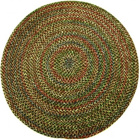 Outdoor Round Braided Rug