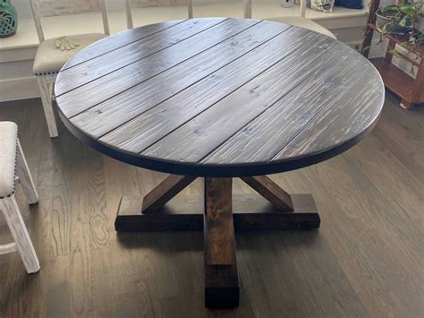 Outdoor Round Farmhouse Table