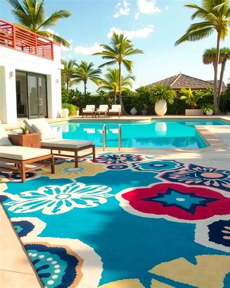 Outdoor Rugs Poolside