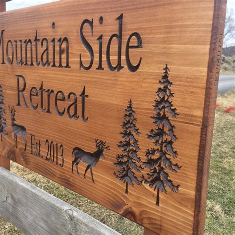 Outdoor Rustic Signs
