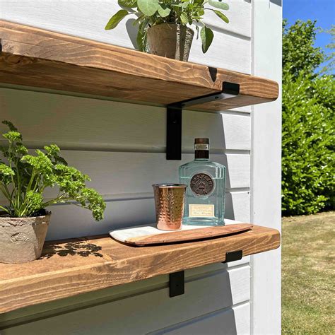Outdoor Shelf For Brick Wall