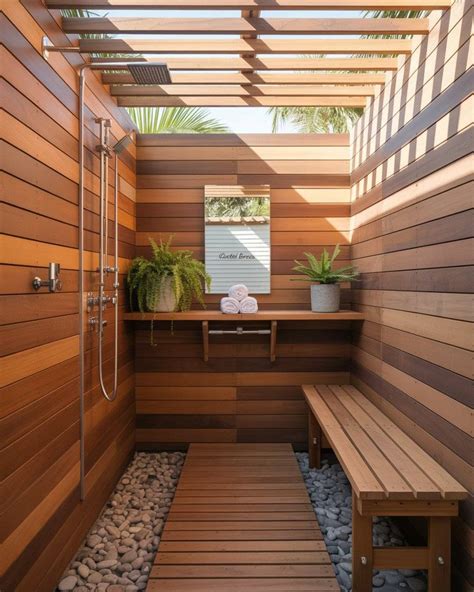 Outdoor Shower And Changing Area