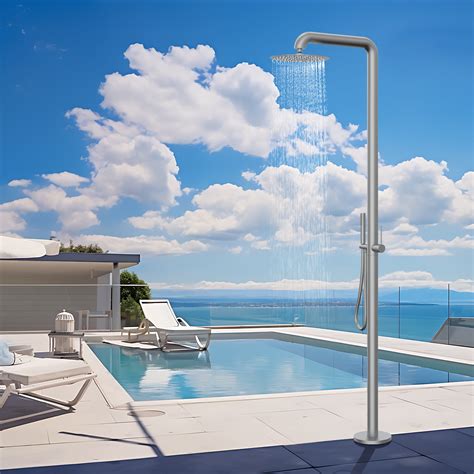 Outdoor Shower Head With Handheld