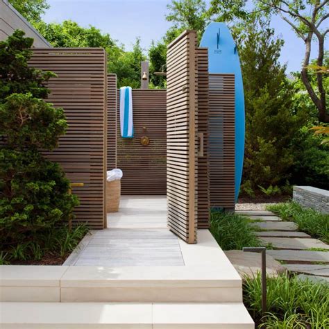 Outdoor Shower Ideas Pool
