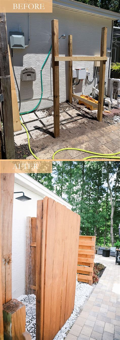 Outdoor Shower Posts