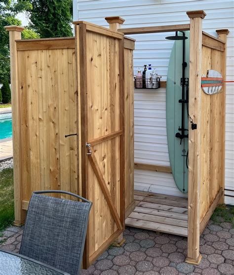 Outdoor Shower Stall Diy