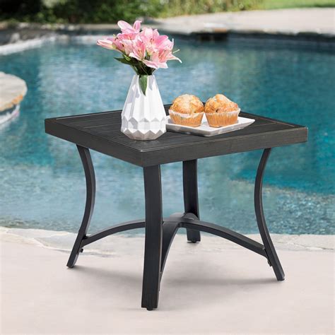 Outdoor Side Table Aluminum