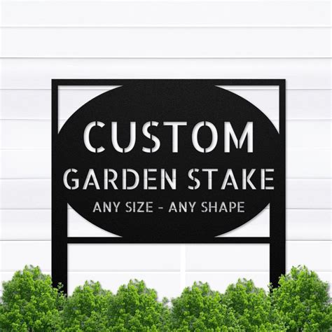 Outdoor Sign With Stake