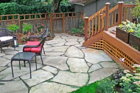 Slate Patios Outdoor Design Landscaping Ideas, Porches, Decks