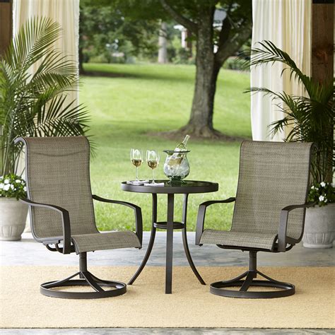 Halsted Wicker Small Space Patio Furniture Set Best Target Outdoor