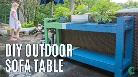 Outdoor Sofa Table Diy