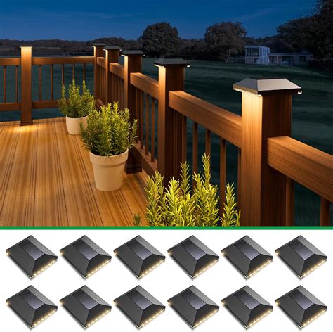 Outdoor Solar Fence Post Lights