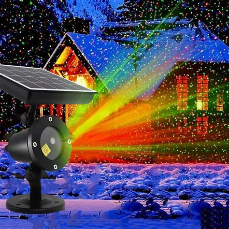Outdoor Solar Laser Light Projector