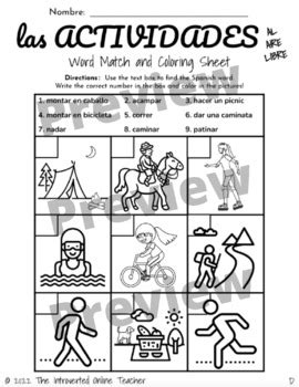 outdoor spanish activities