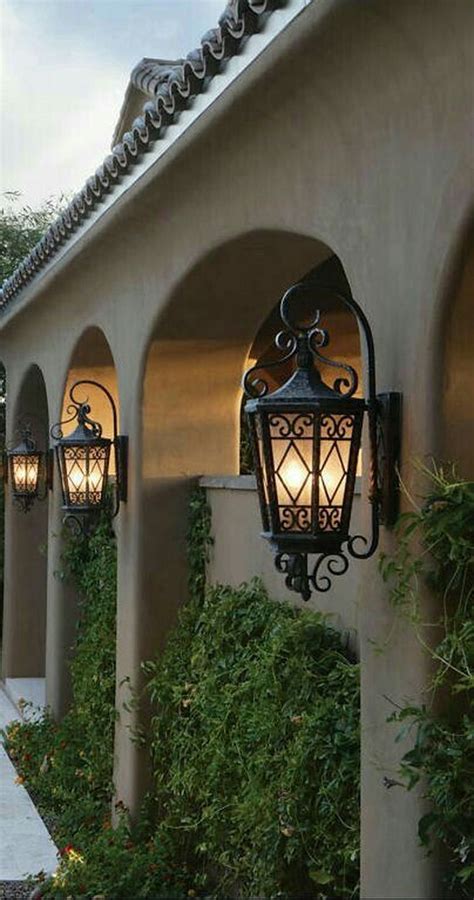 outdoor spanish lighting
