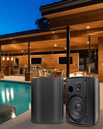 Outdoor Speakers With Amplifier