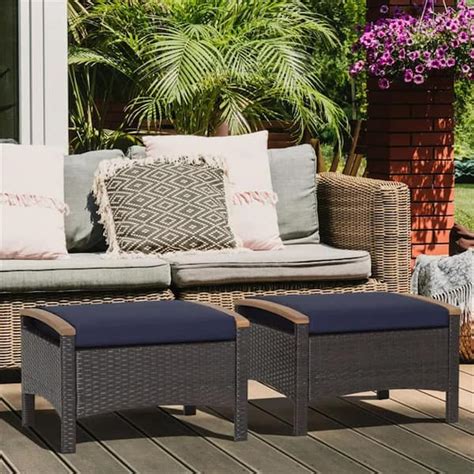 Outdoor Storage Stool With Cushion