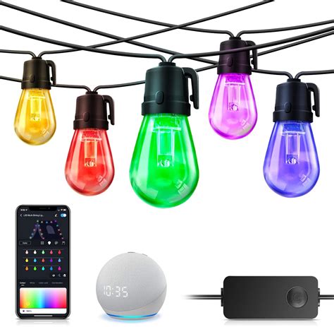 Outdoor String Lights With On/Off Switch