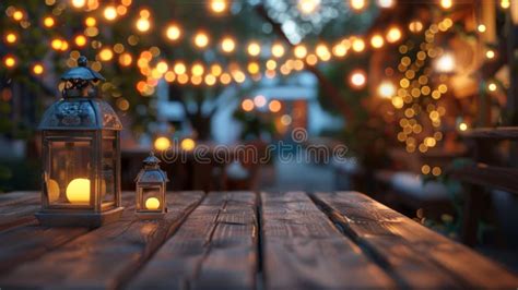Outdoor table focal point