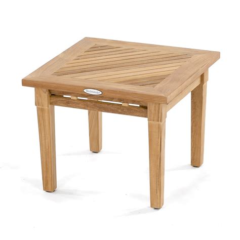Outdoor Teak End Table