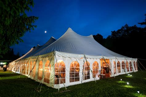 outdoor tent rental for party