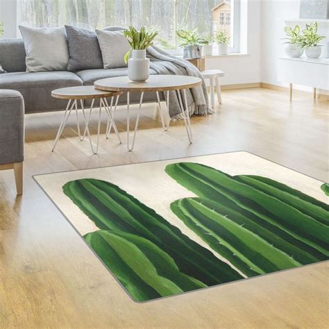 Kaktus Teppich Handarbeit 100 Wolle Etsy