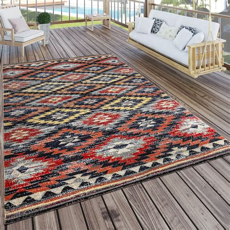 Amazon.de Paco Home In & Outdoor Teppich Modern Orient Print