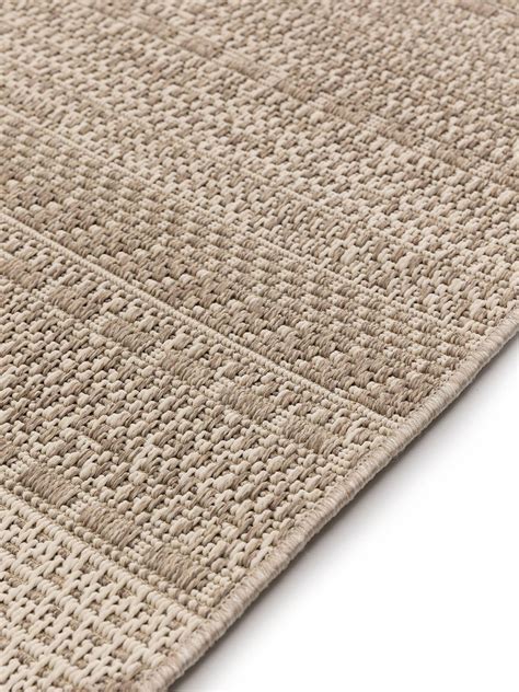 Design In und Outdoor Teppich Arnon Türkis Taupe Teppich Boss
