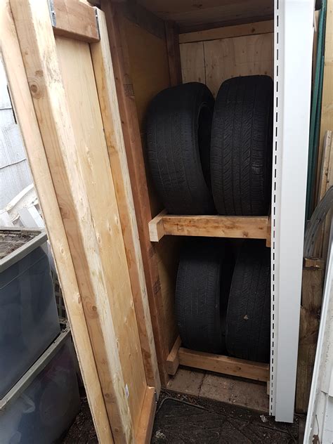 Outdoor Tire Storage Ideas